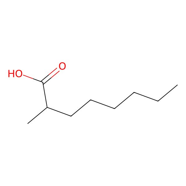 2D Structure of 2-Methyloctanoic acid