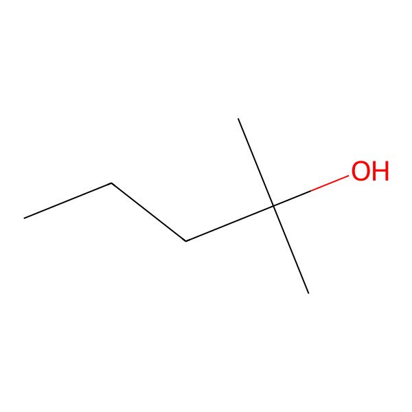2D Structure of 2-Methylpentan-2-ol