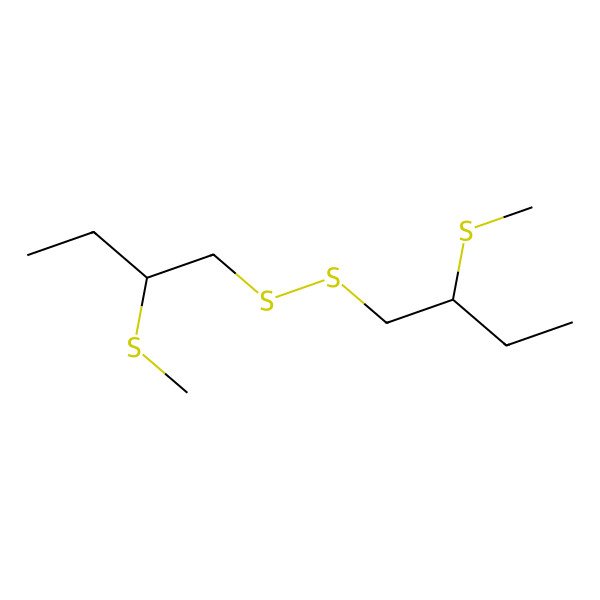 2D Structure of 2-Methylsulfanyl-1-(2-methylsulfanylbutyldisulfanyl)butane