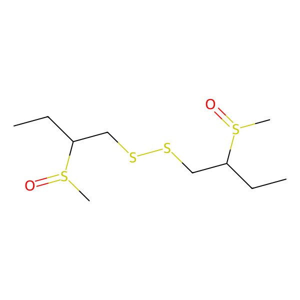 2D Structure of 2-Methylsulfinyl-1-(2-methylsulfinylbutyldisulfanyl)butane
