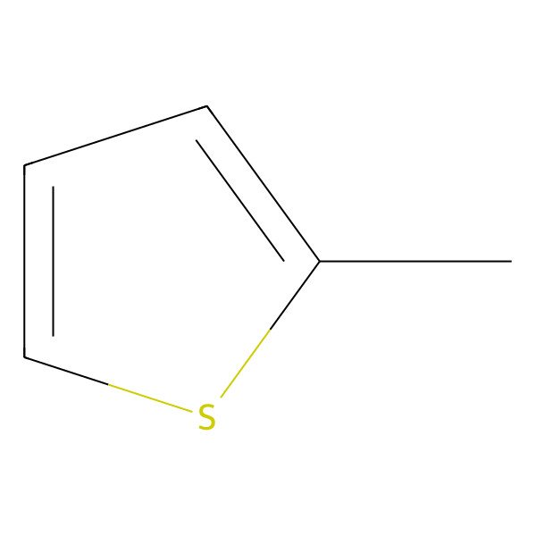 2D Structure of 2-Methylthiophene