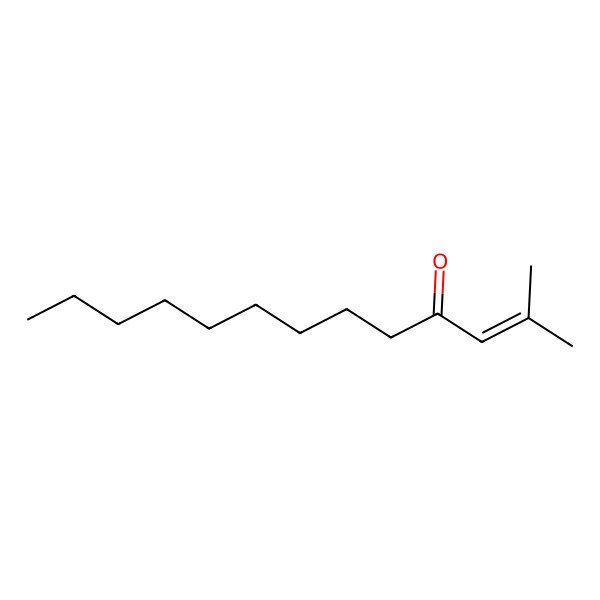 2D Structure of 2-Methyltridec-2-en-4-one