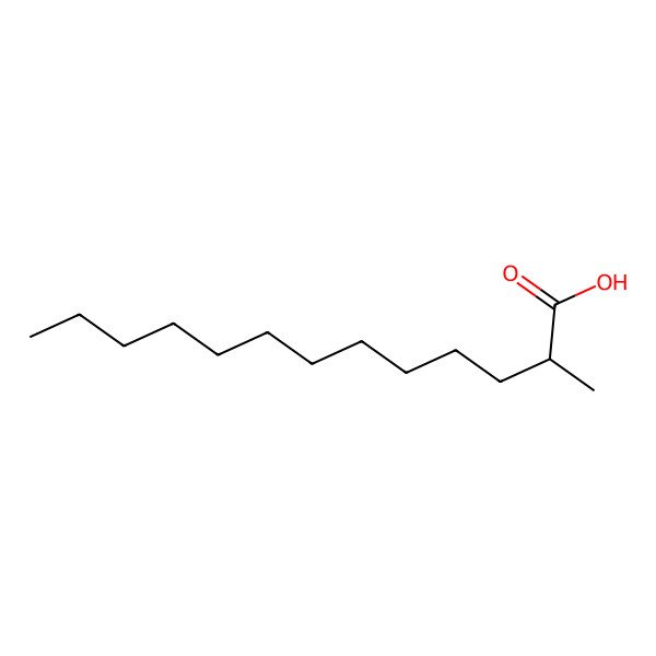 2D Structure of 2-Methyltridecanoic acid