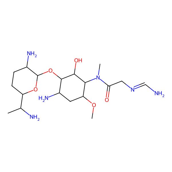2D Structure of 2''-N-Formimidoylsporaricin A