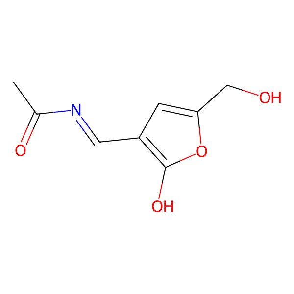 2D Structure of 2-(N-vinylacetamide)-4-hydroxymethyl-3-ene-butyrolactone
