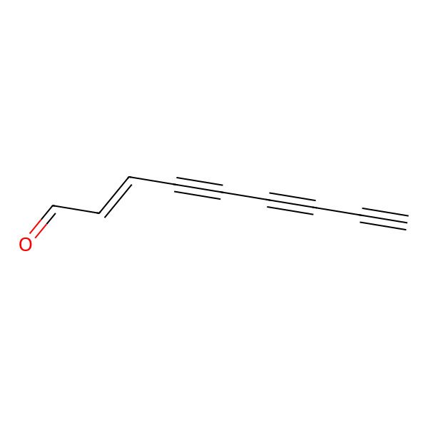 2D Structure of 2-Nonene-4,6,8-triynal 2D Structure of 2-Nonene-4,6,8-triynal
