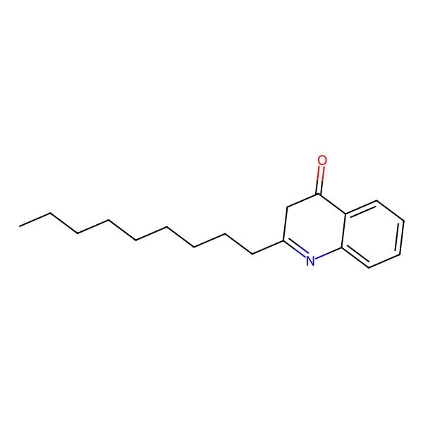 2D Structure of 2-Nonyl-4-quinolone