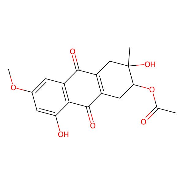 2D Structure of 2-O-Acetylaltersolanol B