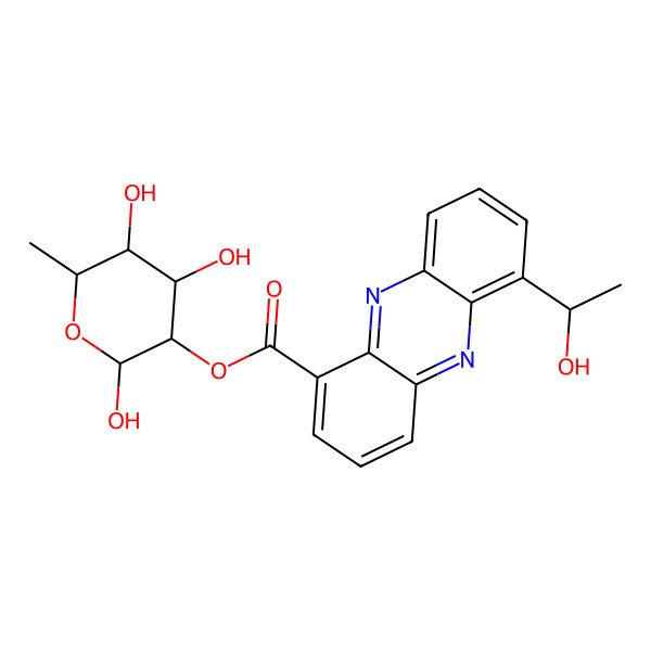 2D Structure of 2'-O-L-quinovosyl saphenate