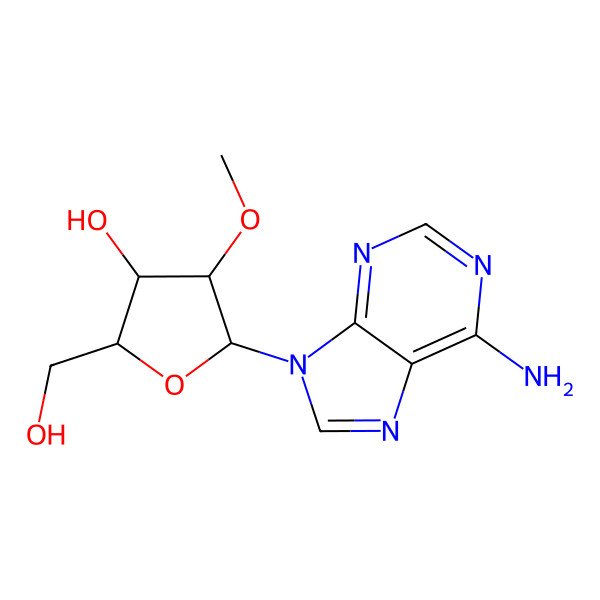 2D Structure of 2-O-Methyladenosine