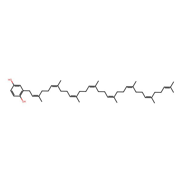 2D Structure of 2-Octaprenylhydroquinone