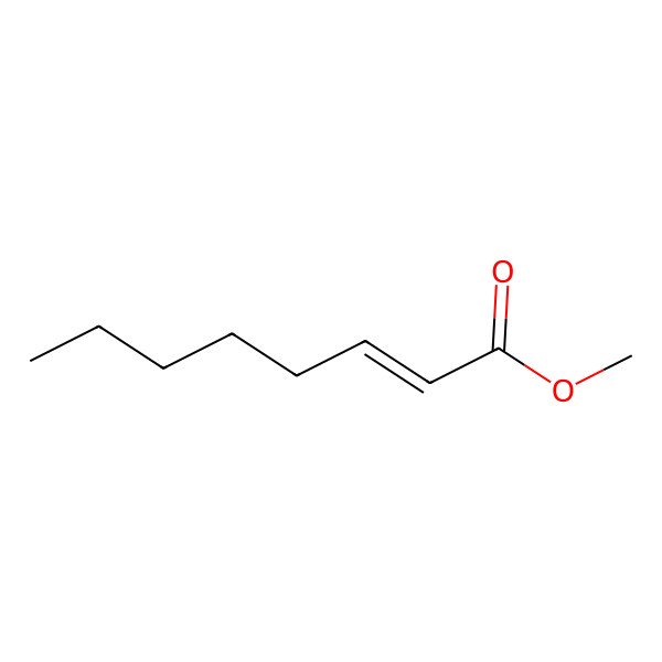 2D Structure of 2-Octenoic acid, methyl ester 2D Structure of 2-Octenoic acid, methyl ester