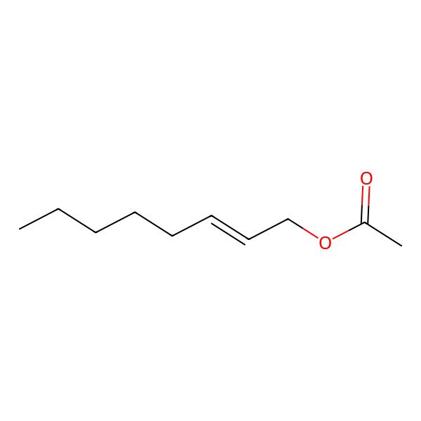 2D Structure of 2-Octenyl acetate