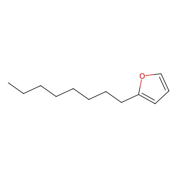 2D Structure of 2-Octylfuran