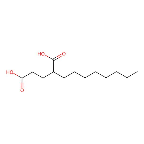 2D Structure of 2-Octylpentanedioic acid