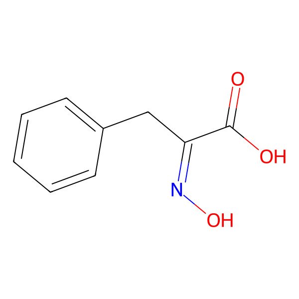 2D Structure of 2-Hydroxyimino-3-phenylpropanoic acid
