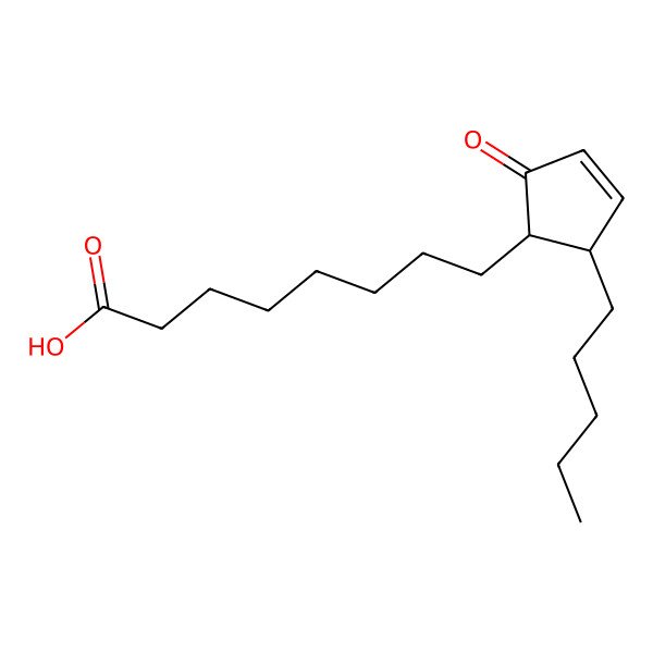 2D Structure of 2-Oxo-5-pentyl-3-cyclopentene-1-octanoic acid