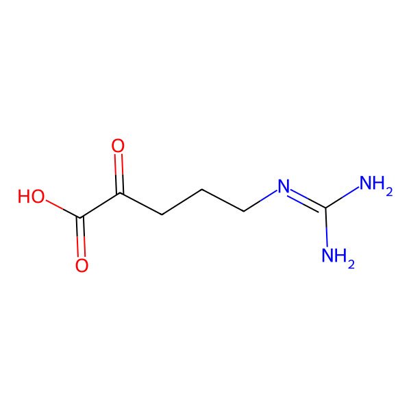 2D Structure of 2-Oxoarginine