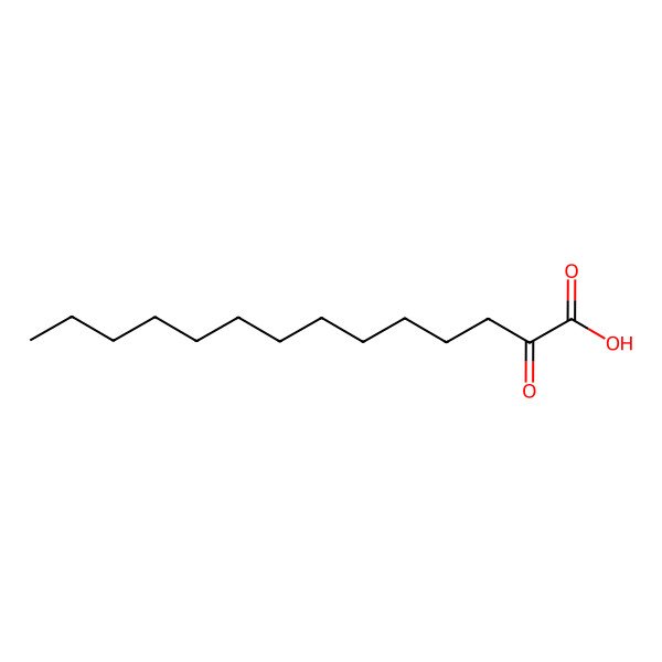2D Structure of 2-Oxotetradecanoic acid