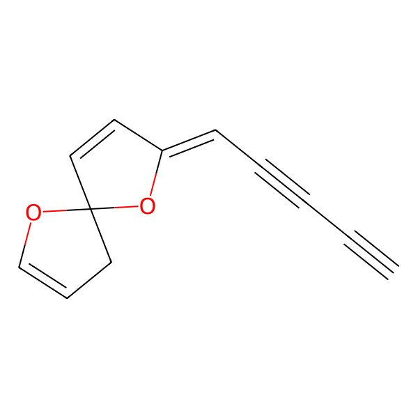 2D Structure of 2-Penta-2,4-diynylidene-1,6-dioxaspiro[4.4]nona-3,7-diene