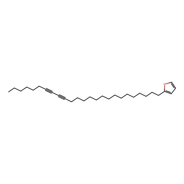 2D Structure of 2-Pentacosa-16,18-diynylfuran
