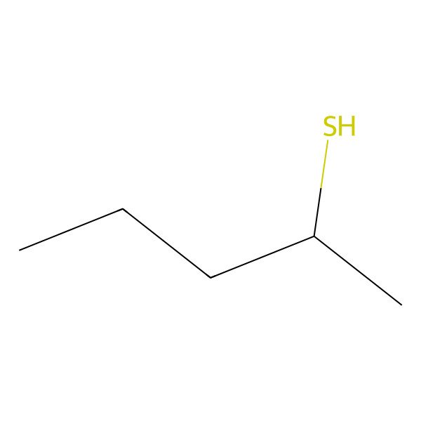 2D Structure of 2-Pentanethiol
