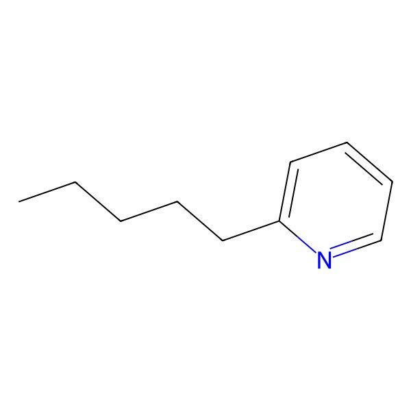 2D Structure of 2-Pentylpyridine