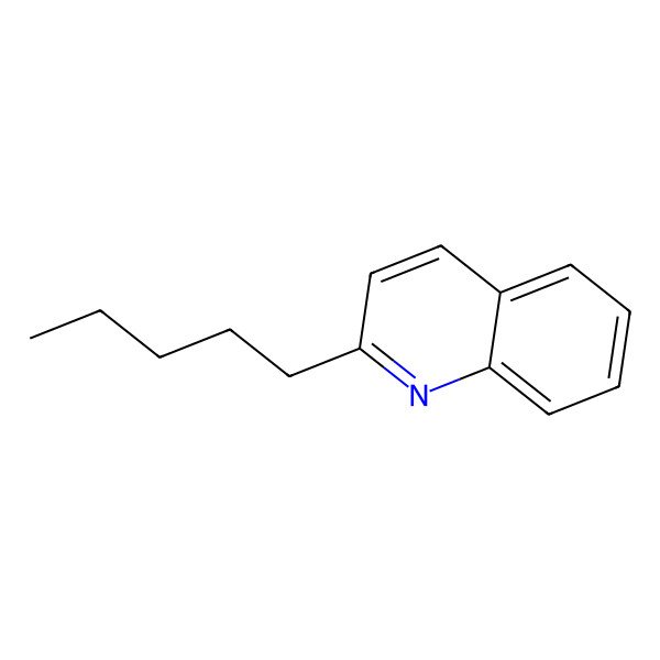 2D Structure of 2-Pentylquinoline