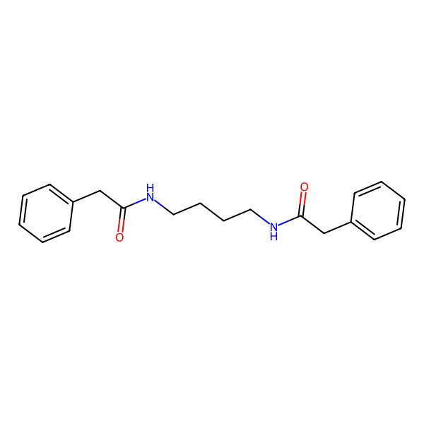 2D Structure of 2-phenyl-N-[4-[(2-phenylacetyl)amino]butyl]acetamide