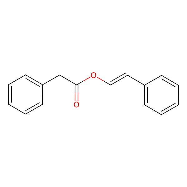 2D Structure of 2-Phenylethenyl 2-phenylacetate