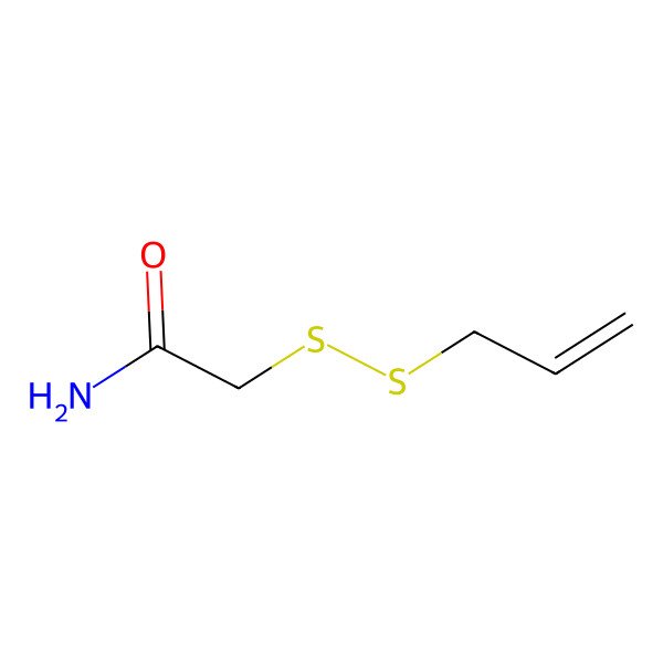 2D Structure of 2-(Prop-2-enyldisulfanyl)acetamide