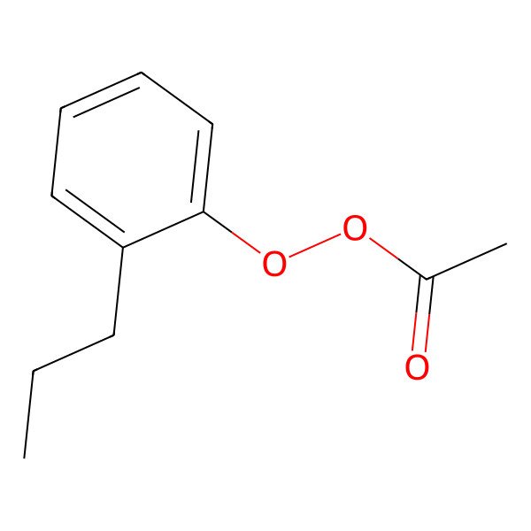 2D Structure of (2-Propylphenyl) ethaneperoxoate