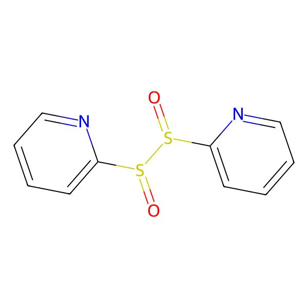 2D Structure of 2-Pyridin-2-ylsulfinylsulfinylpyridine 2D Structure of 2-Pyridin-2-ylsulfinylsulfinylpyridine