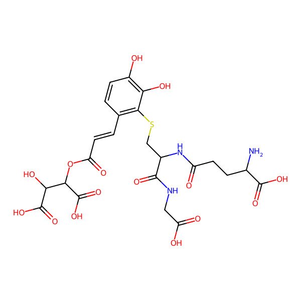 2D Structure of 2-S-glutathionyl caftaric acid 2D Structure of 2-S-glutathionyl caftaric acid