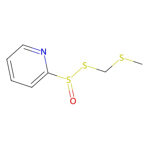 2D Structure of 2-[(S)-methylsulfanylmethylsulfanylsulfinyl]pyridine