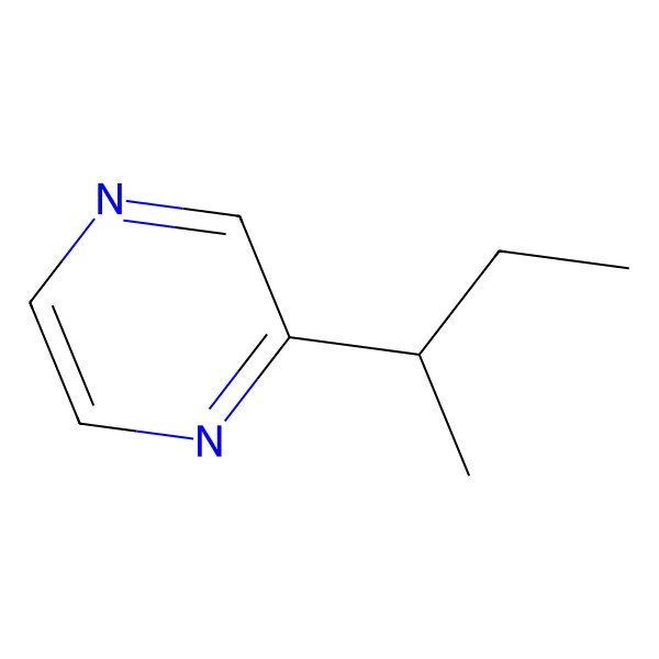 2D Structure of 2-Sec-butylpyrazine