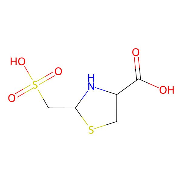 2D Structure of 2-sulfomethyl-L-thioproline