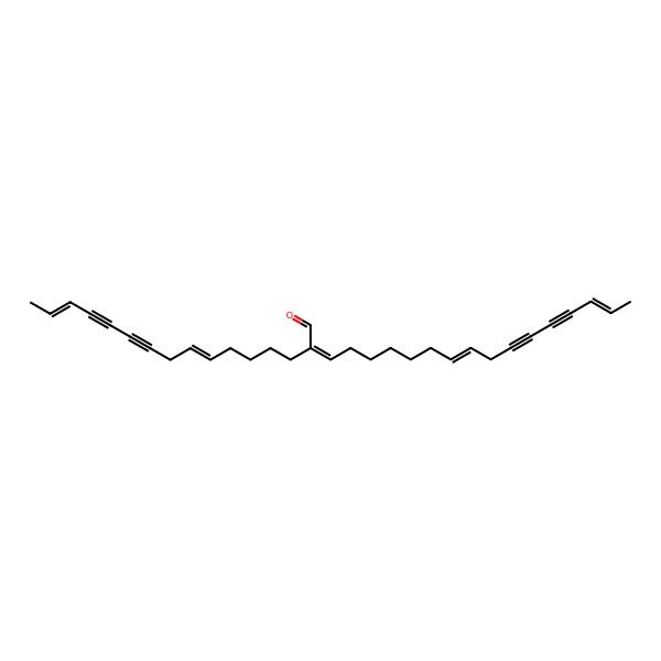 2D Structure of 2-Tetradeca-5,12-dien-8,10-diynyloctadeca-2,9,16-trien-12,14-diynal