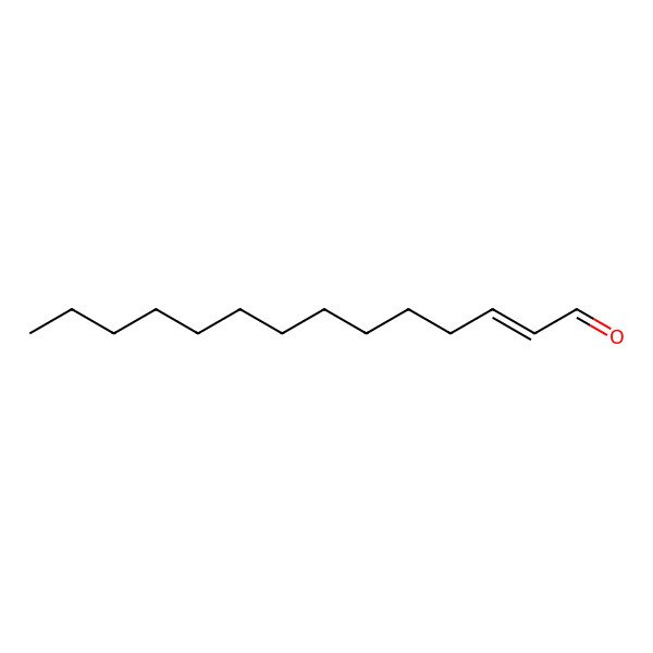 2D Structure of 2-Tetradecenal 2D Structure of 2-Tetradecenal