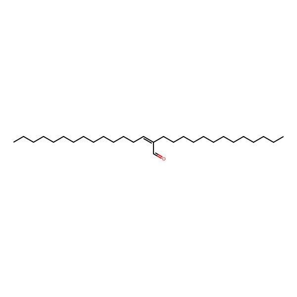 2D Structure of 2-Tridecylhexadec-2-enal