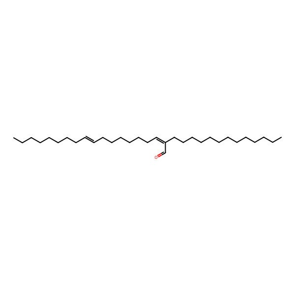 2D Structure of 2-Tridecylnonadeca-2,10-dienal