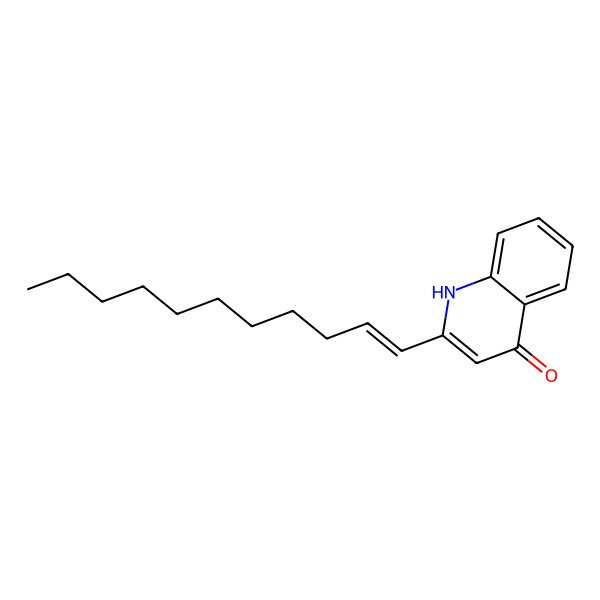 2D Structure of 2-undec-1-enyl-1H-quinolin-4-one