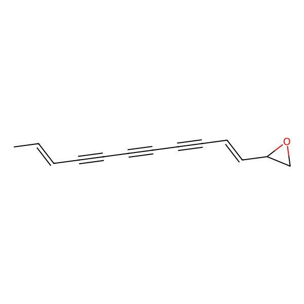 2D Structure of 2-Undeca-1,9-dien-3,5,7-triynyloxirane 2D Structure of 2-Undeca-1,9-dien-3,5,7-triynyloxirane