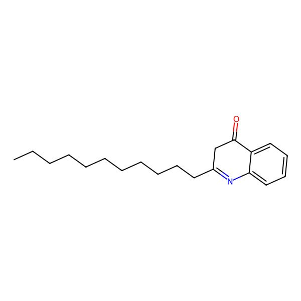 2D Structure of 2-Undecyl-4-quinolone
