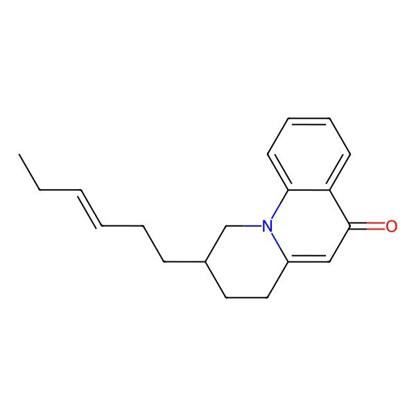2D Structure of 2-[(Z)-hex-3-enyl]-1,2,3,4-tetrahydrobenzo[c]quinolizin-6-one