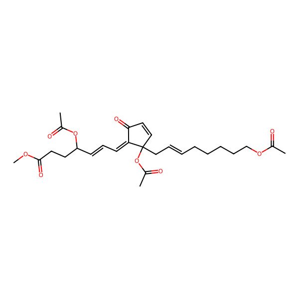 2D Structure of 20-acetoxy-clavulone I