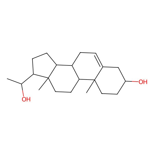 2D Structure of 20-alpha-Dihydropregenolone