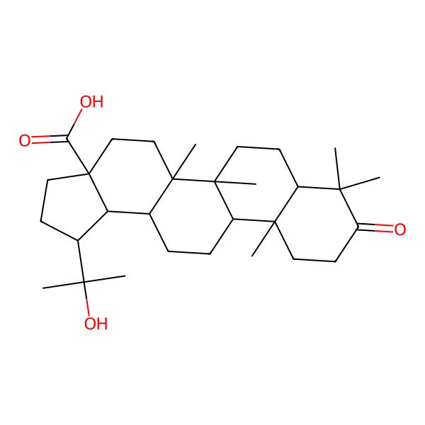 2D Structure of 20-Hydroxy-3-oxolupan-28-oic acid
