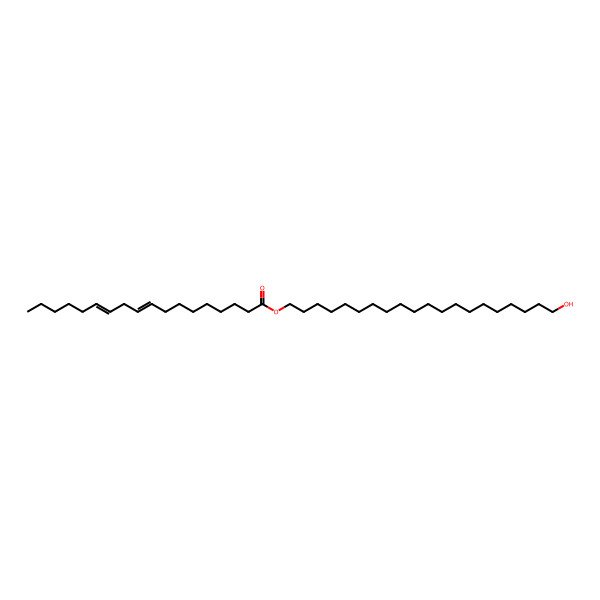 2D Structure of 20-Hydroxyicosyl octadeca-9,12-dienoate 2D Structure of 20-Hydroxyicosyl octadeca-9,12-dienoate