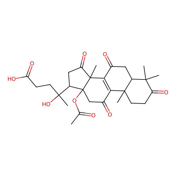 2D Structure of 20-Hydroxylucidenic acid D2
